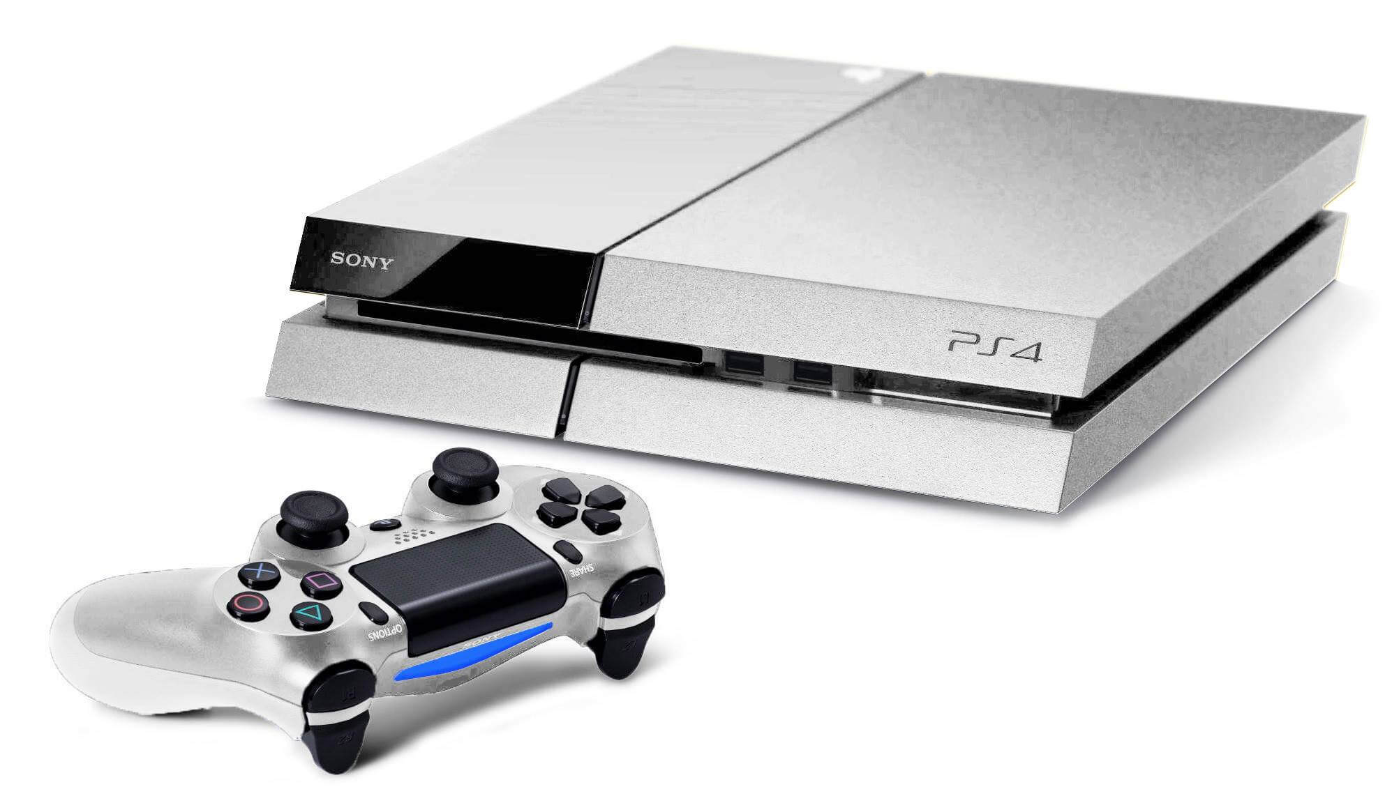 Mroźnobiała konsola PlayStation 4