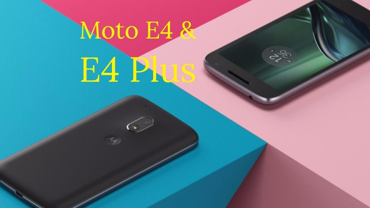 Moto E4 i Moto E4 Plus